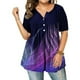 thumbnail image 5 of Camiseta Manga corta Estampado Blusa Botón Blusa suelta Mujer Top de verano, XL Methold  AP001912-02, 5 of 6