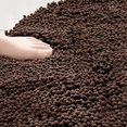thumbnail image 2 of suxuMhao Oval Bathroom Mat, Bath Rugs, 23.62×15.75 Inches 1 Piece, Chenille Shower Rugs, Thick Bathroom Rugs with TPR Backing, Washable Bath Rugs for Bathroom, Rug for Bath Floor, Dark Brown, 2 of 5