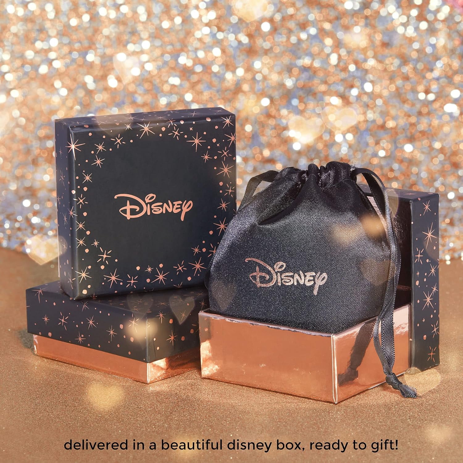 Minnie Mouse October Birthstone Silver-Plated Crystal Stud Earrings
