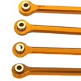 thumbnail image 4 of Juego de 4 varillas de tracción para coche RC, repuesto de varilla tensora, actualización para 1:24 Amarillo, 4 of 5