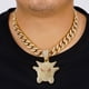 thumbnail image 2 of Cadena de eslabones cubanos para hombre, collar cubano plateado chapado en oro, cadena de diamantes para hombres y mujeres, cadena helada, colgante de hip hop, joyería, 2 of 5