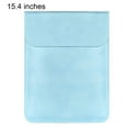 thumbnail image 1 of Funda para computadora portátil, impermeable, PU, ​​bolsa de almacenamiento, funda para computadora portátil, reemplazo de la cubierta para MacBook, azul, 15.4 pulgadas seitruly EL5337-14B, 1 of 2