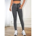 thumbnail image 6 of Women Stretch Skinny Jeans Lady Slim Fit Pencil Jeans Girls Leggings Straight Leg Denim Pants Blue Gray Black Sexy Long Trousers, 6 of 6