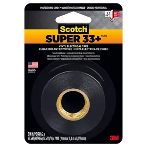 Vinyl Electrical Tape, 3/4 In. X 37.5 Ft.