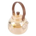 thumbnail image 1 of Glass Teapot, Wide Opening 950ML Anti Dripping Electric Ceramic Stove Glass Teapot  for Office, 1 of 7