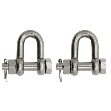 

Extreme Max 3006.8342.2 BoatTector Stainless Steel Bolt-Type Chain Shackle - 5/16 2-Pack