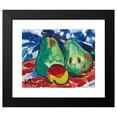 thumbnail image 2 of Václav Špála 14x12 Black Modern Framed Museum Art Print Titled - Two Apples and a Pear (1936), 2 of 5