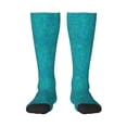 thumbnail image 1 of Balery Blue Green Glitter Calcetines novedosos Calcetines deportivos Calcetines hasta la rodilla Calcetines de algodón Calcetines originales y geniales, 1 of 6