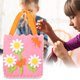 thumbnail image 4 of Bolsa de punto de cruz para niños, costura, música, hechos a mano, material no tejido para manualidades, bolsa, material para bordar, 4 of 5
