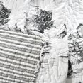 thumbnail image 4 of Lush Decor French Country Toile Cotton Reversible Throw, 60x50, White/Charcoal, Single, 4 of 7