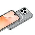 thumbnail image 5 of Jiahe Cover For iPhone 14 Pro Max,Slim Shockproof Silicone  Magnetic MagSafe Bling Glitter Soft TPU Transparent Back Cover,Gray, 5 of 8