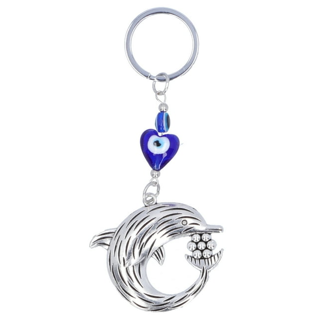 Eye Keyring,Lucky Eye Keychain Blue Blue Eye Keychain Dolphin Pendant Keychain Elevate Your Experience