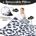 thumbnail image 3 of Blue and Dark Blue Leopard Pattern Toddler Nap Mats for Kids Preschool,Sleeping Mat Bag or Kids,Toddler Sleeping Bag,Toddler Nap Mat or Daycare, 3 of 6
