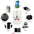 thumbnail image 3 of Universal Adapter Dual USB Power Charger Adapter Universal Converter International Travel Electric Plug Portable All in One Converting Socket, 3 of 9