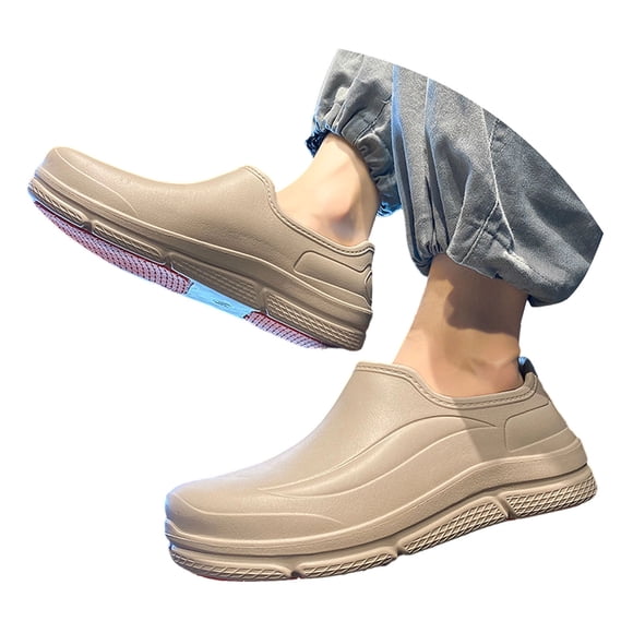 Oversized Couple Style Chef Shoes Surgical Slippers Fashion Rain Boots Comfortable Slip on for Outdoor Wear