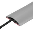 thumbnail image 1 of Cubierta de cable para suelo Uxcell de 4 pies, ocultador de extensión para gestión de cables en el suelo, protector de cubiertas de cables 0.47" W x 0.24" H Gris, 1 of 5