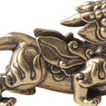 thumbnail image 4 of Billuyoard Estatua de riqueza de latón de alta gama, artesanía exquisita, regalo de inauguración de la casa, estatuilla Pi Yao Decoración del hogar, 4 of 6