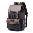 thumbnail image 2 of Stylish Leather & Canvas Travel Backpack - Perfect for Any Adventure!, 2 of 3