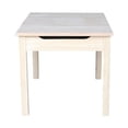 thumbnail image 3 of Roseberry Kids Wood Kids Table with Storage Underneath Top in Natural, 3 of 13
