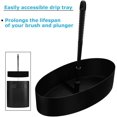 thumbnail image 6 of Toilet Brush and Plunger Set with Holder, Modern Black Bathroom Accessories Toilet Plunger and Toilet Bowl Brush Combo, 6 of 6
