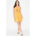 thumbnail image 5 of Casual Sleeveless Deep V-Neck Front Knot Mini Dress by EG Fashion - Rosa Apparel, 5 of 5