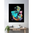 thumbnail image 2 of Women And Cat Poster Wall Art, Modern Wall Decor, 24x36 UNFRAMED, 2 of 3