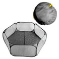 thumbnail image 2 of Pet Cage Tent, Small Animal Playpen Portable Breathable Sturdy Structure  for Rabbits for Indoor Black,Blue,Roseate, 2 of 8