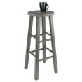 thumbnail image 4 of Winsome Ivy 29" Bar Stool, Rustic Gray Finish, 4 of 6