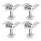 thumbnail image 1 of Uxcell Conjunto de 4 Abrazaderas Medias para Montaje de Panel Solar, Abrazadera Media de Aluminio de 35 mm para Instalación de Sistema de Panel Solar para Sistema FV, 1 of 1