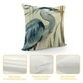 thumbnail image 4 of Hello Beach Decorative Throw Pillow Cover, Spring Blue Heron Bird Outdoor Pillowcase, Starfish Nautical Cushion Case Home Decor, 4 of 5
