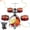Red, variant on LINXUXIE Upgrade Big Size Kid Drum Set for Toddlers with 5 Jazz Drum Kit & Star Light Musical Instrument Toys,Boys Gils Gifts for Aged 1-3 3-5