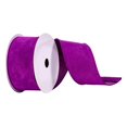 thumbnail image 1 of Vickerman Q214865 2.5 in. x 10 Yards Purple Faux Suede Ribbon, 1 of 1