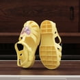 thumbnail image 5 of Gyujnb Girls Heart Sequin Jelly Sandals Soft Sole Casual Footwear,Adjustable Buckle Strap Closed Toe Water Shoes (Toddler, Little Girls),6-7 Years, 5 of 6