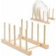 thumbnail image 1 of Soporte de madera de bambú que ahorra espacio, fácil de limpiar y almacenamiento multiusos para la cocina del hogar (2 piezas), 1 of 5