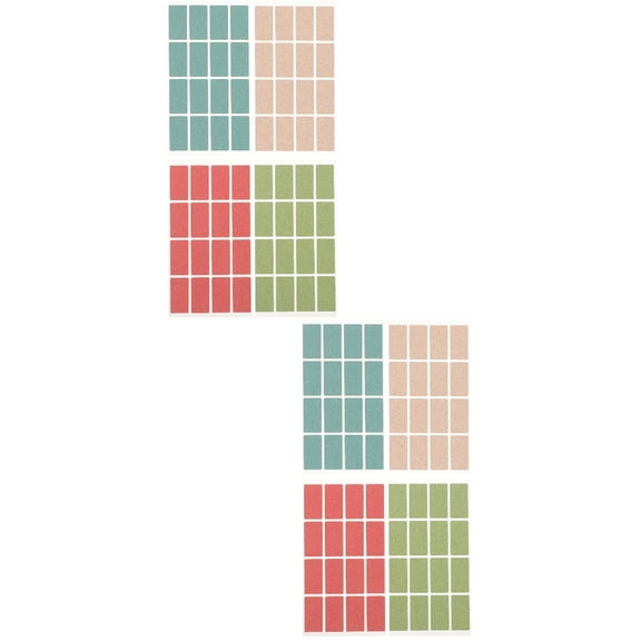 Raindrops 8 Sheets  of Name Label Stickers Self Adhesive File Folders Labels for Kitchen Office School