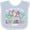 Blue and White, variant on Inktastic My Mom is the Best Librarian Ever Boys or Girls Baby Bib