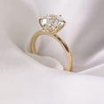 thumbnail image 5 of solitaire jewels 2.5CT Tulip Basket Round Moissanite Solitaire Engagement Ring For Women, 14K Yellow Gold, 5 of 6