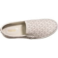 thumbnail image 2 of Womens MICHAEL Michael Kors MK Signature Keaton Slip On Sneakers, Vanilla Logo, 2 of 6