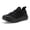 Jet Black, variant on Fittington Men's Extra Wide Walking Shoes - Mens Slip on Shoes with Arch Support & Thick Cushioned Sole for Plantar Fasciitis, Swollen feet, Bunions