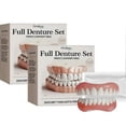 thumbnail image 1 of Juego de prótesis dentales completas personalizadas avanzadas, juego de prótesis dentales con rebase de silicona, 1 of 5