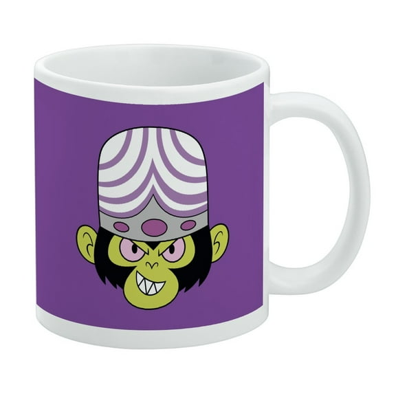 Powerpuff Girls Mojo Jojo Head White Mug
