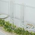 thumbnail image 6 of Balsa Circle 2 Crystal Clear 18" Glass Hurricane Taper Candle Holders Cylinder Shades Party Events Decorations, 6 of 8