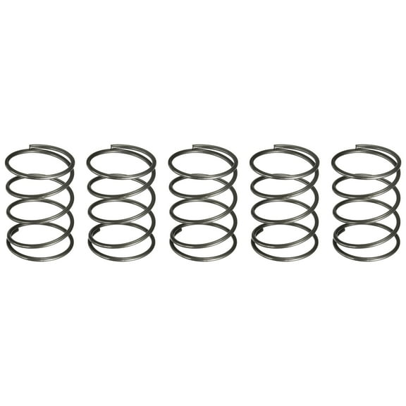 Uxcell 5 Pack Compression Spring, 25mm OD, 1.6mm Wire Size, 35mm Free Length, Spring Steel Construction Extended Mechanical Compression Springs for Shop and Home Repairs, Silver Tone
