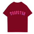 thumbnail image 1 of T-shirts pour Femmes Trapstar T-Shirt Imprimé pour Femmes Décontracté Graphique Junior Filles Manches Courtes T-Shirt Original avec Col Rond (Vin, 2TG), 1 of 3
