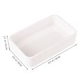 thumbnail image 5 of White Rectangular Cutlery Organizer Tray for Tableware, BBQ Plates, Serving Dishes, and Salad Bowls - 1 Piece, 5 of 5