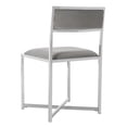 thumbnail image 3 of Safavieh Menken Modern Chrome Side Chair, Set of 2, 3 of 11