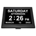 thumbnail image 3 of Reloj calendario digital con pantalla grande de 8", 100-240 V, enchufe de EE. UU., alertas de medicación y 12 alarmas, 3 of 8