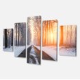 thumbnail image 2 of Bright Sun Break in Winter Forest - Grande Impression sur Toile Forest, 2 of 3