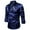 Blue, variant on Men's Blouse Fall And Winter Satin Dressy Shirts Casual Sequins Shirts Long Sleeve Formal Tops