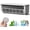 White, variant on Wireless Charging Air Conditioner, 2026 New Portable Cooling Air Conditioning Fan, No Drilling Kitchen Wall Air Conditioner Fan, Waterproof and Oil-proof, for Kitchen Bedroom Living Room (Grey)